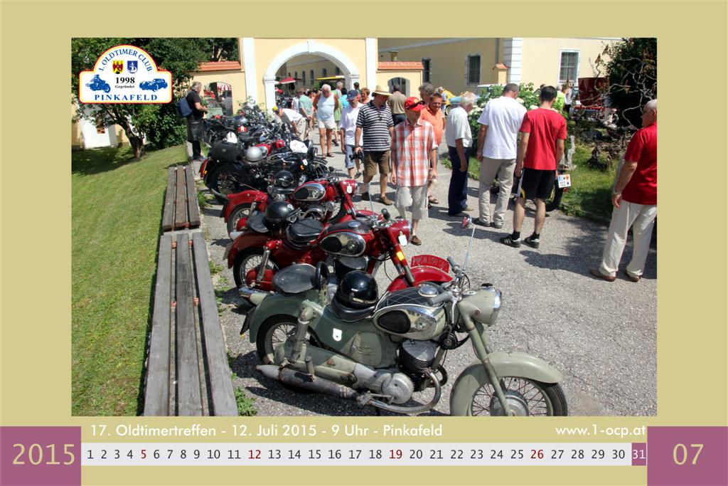 Oldtimerkalender 2015